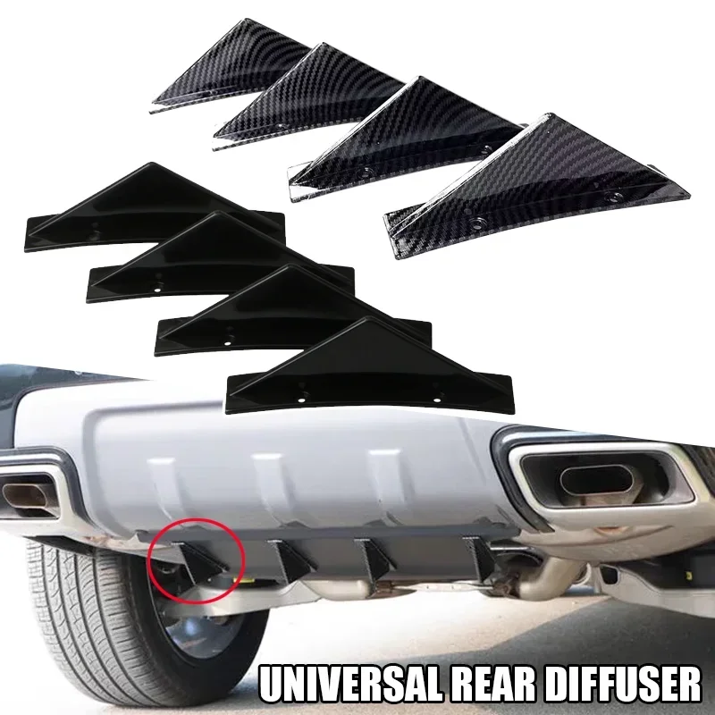 Car Accessories Lipa - 유니버셜 4피스 자동차 리어 범퍼 립
