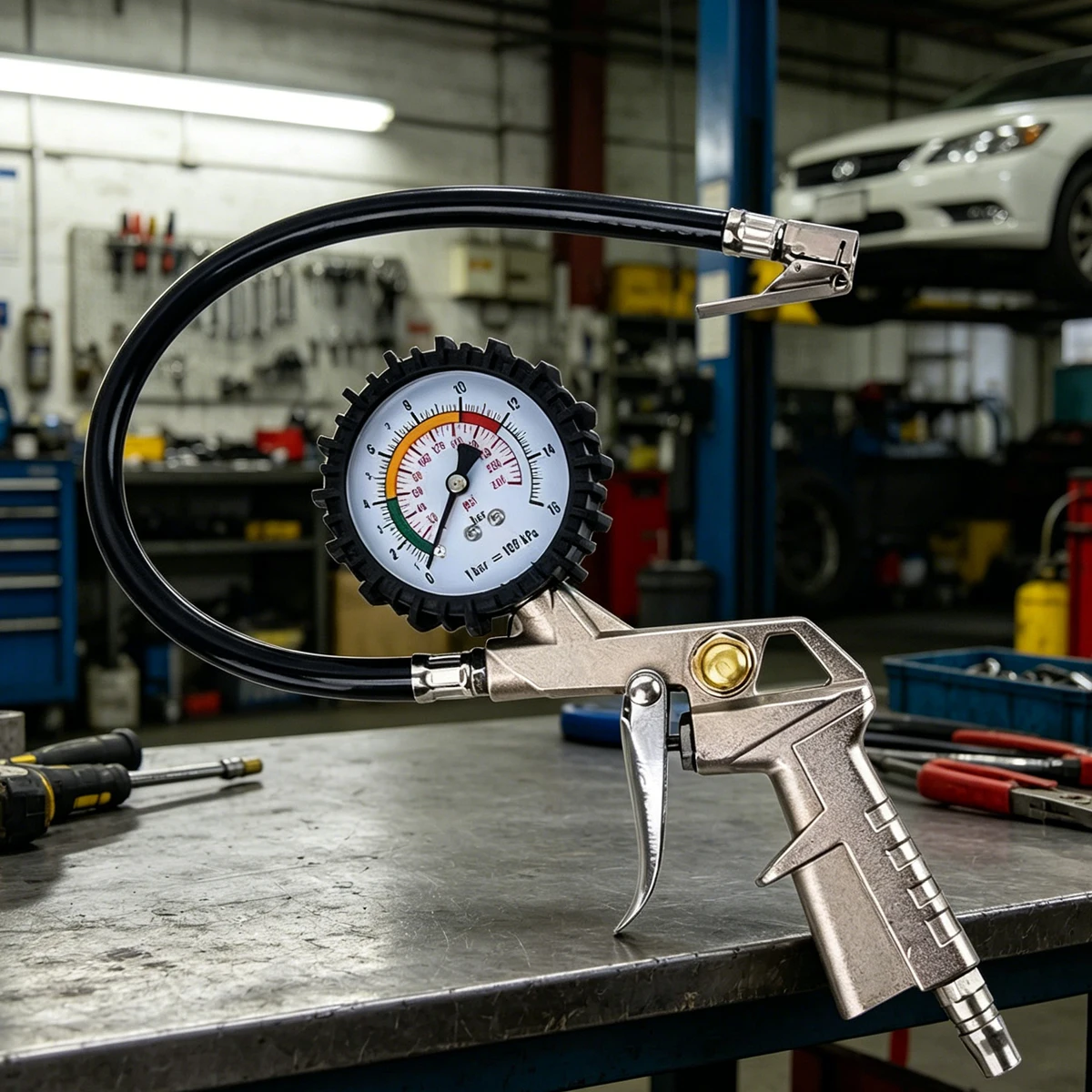 Car Accessories Job - 타이어 펌핑 건 도구 자동차 타이어