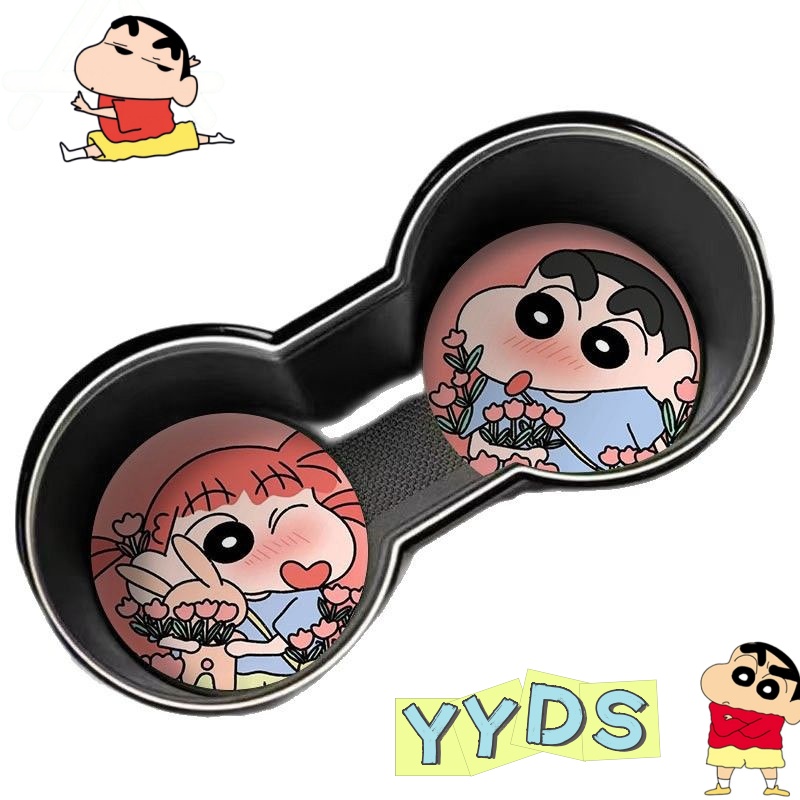크레용신짱 귀여운 만화 자동차 컵받침 카와이 독창적인  - Car Accessories Japanese 리뷰 및 가격