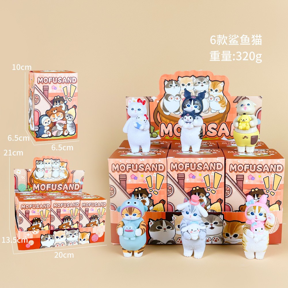 모푸산드 시리즈 6종 만화 상어 고양이 튀긴 새우 해산 - Car Accessories Japanese 리뷰 및 가격