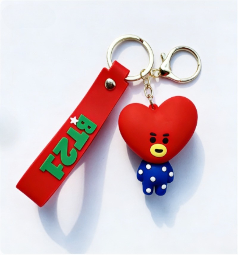 새로운 BT21 코야 RJ 슈키 쿠키 타타 치미 망 키 - Car Accessories Japanese 리뷰 및 가격