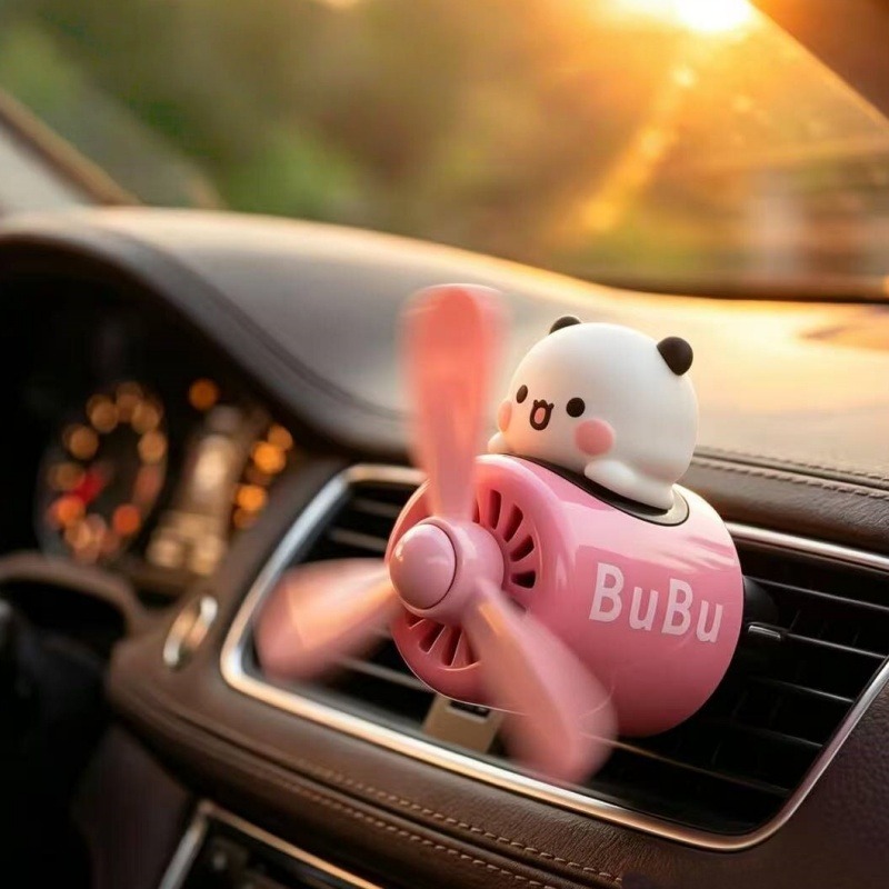 핫 카툰 부부 이어 피규어 에어플레인 파일럿 자동차 방 - Car Accessories Perfume 리뷰 및 가격