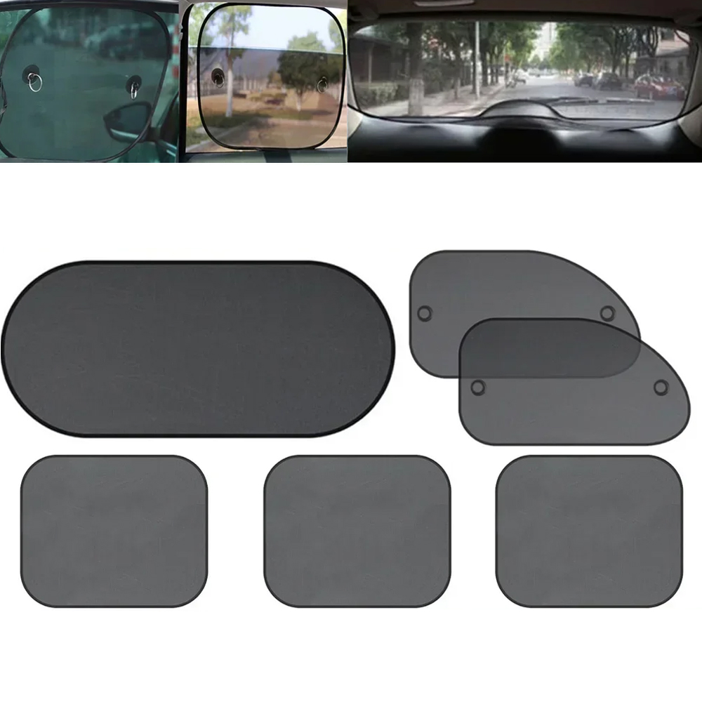 1세트 블랙 윈도우 커튼 사이드 글래스 메쉬 차양막 액 - Car Accessories Rear 리뷰 및 가격