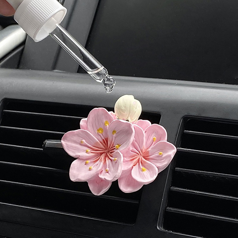 1pc 자동차 패션 작은 절묘한 향수 클립 꽃 모양 공 - Car Accessories Perfume 리뷰 및 가격