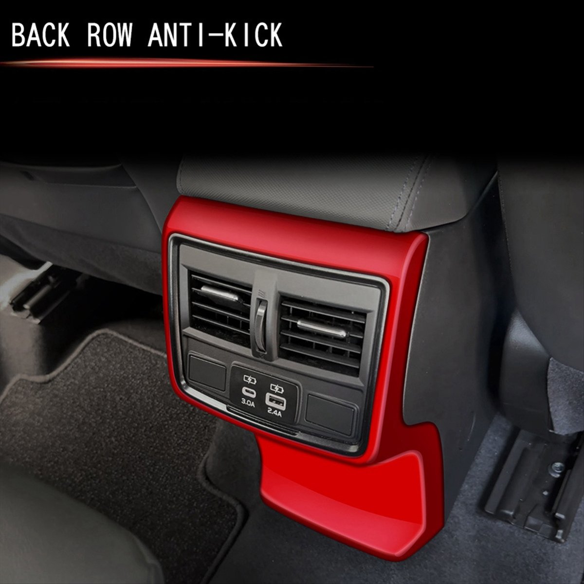 슈퍼 세일 자동차 후면 에어컨 트림 커버 뒷좌석 안티  - Car Accessories Rear 리뷰 및 가격