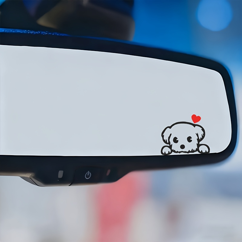 2PCS 귀여운 만화 개 재미있는 비닐 스티커 데칼 자 - Car Accessories On Amazon 리뷰 및 가격
