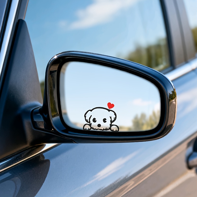 2PCS 귀여운 만화 개 재미있는 비닐 스티커 데칼 자 - Car Accessories On Amazon 리뷰 및 가격