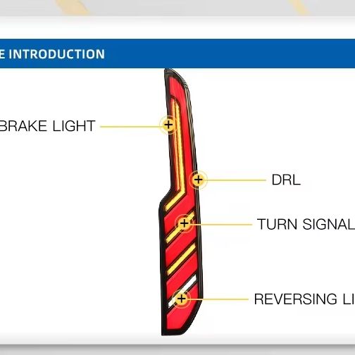 유광 LED 테일라이트 포드 트랜짓 2016-2022  - Car Accessories Rear 리뷰 및 가격