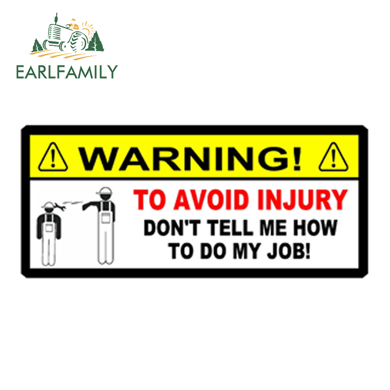 EARLFAMILY-부상을 피하기 위해 경고 13cm  - Car Accessories Job 리뷰 및 가격