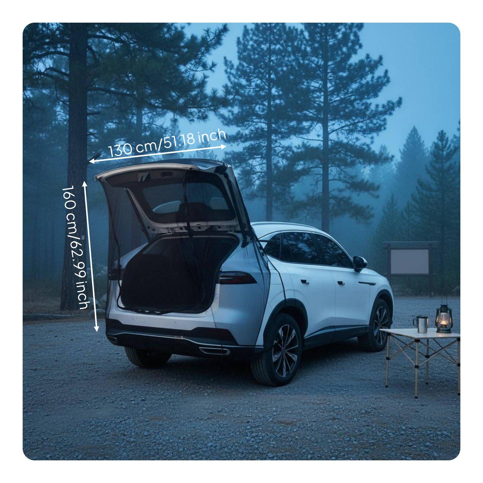 촘촘한 메쉬 소재의 야외 모기장, 휴대용 SUV 후방  - Car Accessories Rear 리뷰 및 가격