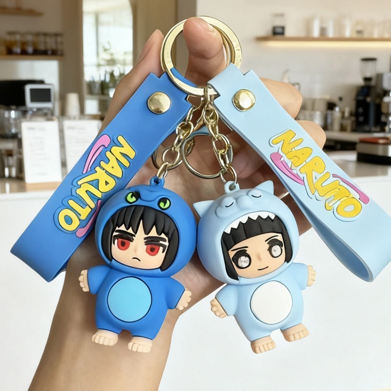 새로운 만화 나루토 Q-버전 키체인 애니메이션 캐릭터  - Car Accessories Japanese 리뷰 및 가격