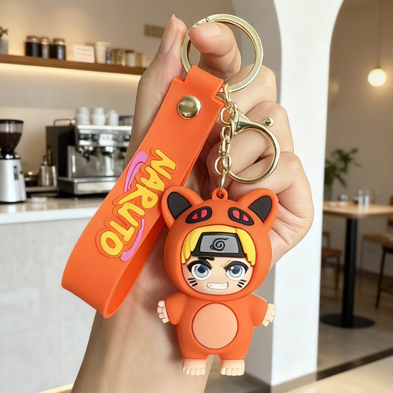 새로운 만화 나루토 Q-버전 키체인 애니메이션 캐릭터  - Car Accessories Japanese 리뷰 및 가격